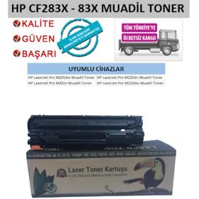 HP 83X CF283X Lasarjet M125A Uyumlu Toner