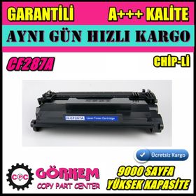 HP 87A-CF287A Muadil Toner