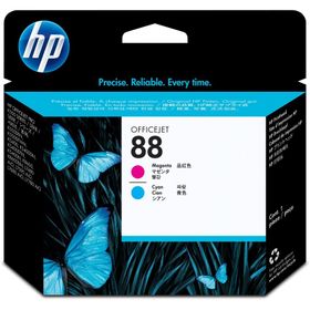 HP 88 C9382A K5400 Kırmızı ve Mavi Orjinal Baskı Kafası Kartuşu