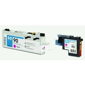 HP 90 C5056A Kırmızı Baskı Kafası ve Kafa Temizleyici