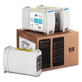 HP 90 C5083A Mavi 3'lü Kartuş