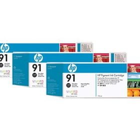 HP 91 C9481A Foto Siyah 3'lü Kartuş