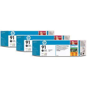 HP 91 C9481A Foto Siyah 3'lü Kartuş
