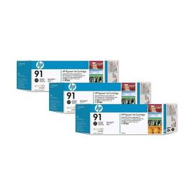 HP 91 C9481A Foto Siyah 3'lü Kartuş