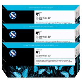 HP 91 C9482A Açık Gri 3'lü Kartuş