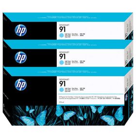 HP 91 C9486A Açık Mavi 3'lü Kartuş