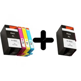 HP 920XL Muadil Set+920XL Siyah Muadil Kartuş