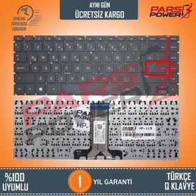 Hp 924117-141 928708-141 Notebook Siyah Uyumlu Klavye