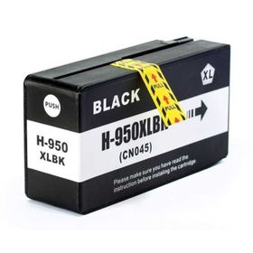 HP 950XL-CN045AE Siyah Sıfır Yüksek Kapasiteli Muadil Kartuş