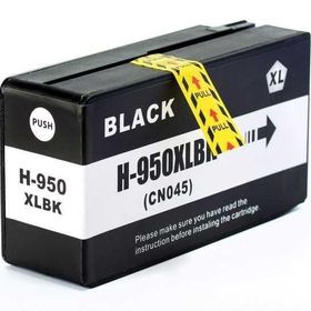 HP 950XL-CN045AE Siyah Sıfır Yüksek Kapasiteli Muadil Kartuş