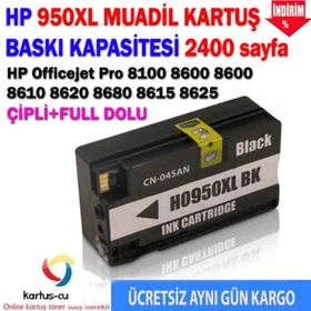 HP 950XL Siyah Muadil Kartuş
