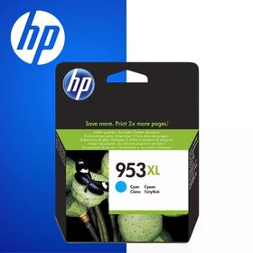 HP 953XL-F6U16AE Yüksek Kapasiteli Mavi Orijinal Kartuş