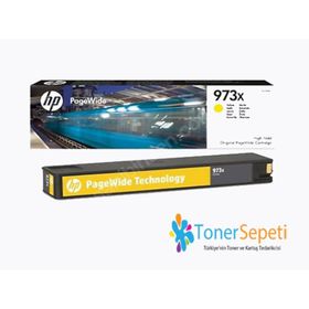 HP 973X F6T83AE PageWide Sarı Kartuş
