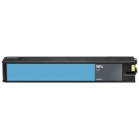 HP 981X L0R09A Mavi Muadil Kartuş