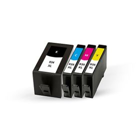 HP BK 934/935XL 4 Adet Uyumlu Muadil Kartuş Takım