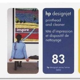 HP C4963A 83 UV Sarı Baskı Kafası ve Baskı Kafası Temizleyicisi