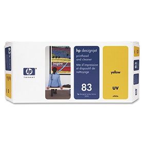 HP C4963A 83 UV Sarı Baskı Kafası ve Baskı Kafası Temizleyicisi