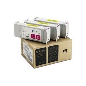 HP C5068A Kırmızı DesignJet 5500 Serisi3' lü Set Kartuş