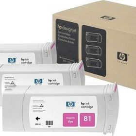 HP C5068A Kırmızı DesignJet 5500 Serisi3' lü Set Kartuş