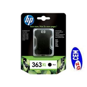 HP C8719EE 363XL Black Siyah Yüksek Kapasite Kartuş
