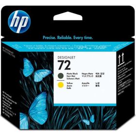 HP C9384A 72 C9384A Mat Siyah-Sarı Baskı Kafası