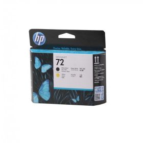 HP C9384A 72 C9384A Mat Siyah-Sarı Baskı Kafası