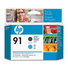HP C9460A 91 Mat Siyah ve Mavi Baskı Kafası
