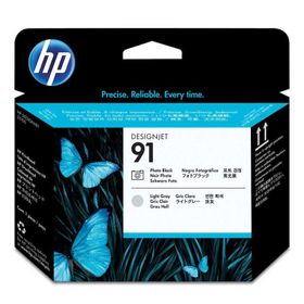 HP C9463A 91 Siyah Fotoğraf ve Açık Gri Baskı Kafası