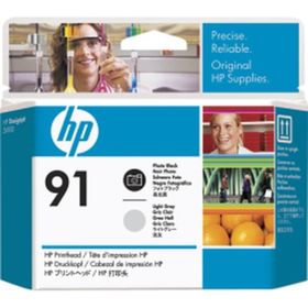 HP C9463A 91 Siyah Fotoğraf ve Açık Gri Baskı Kafası