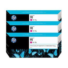 HP C9484A 91 3'lü 775 ml Kırmızı Kartuş