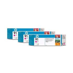 HP C9484A 91 3'lü 775 ml Kırmızı Kartuş