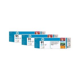 HP C9486A No:91 Mavi 775 ml 3'lü Paket Açık Kartuş