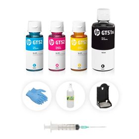 HP CB051A Uyumlu Siyah Kartuş Dolum Seti