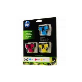 HP CB333EE 363 3 Renk Multipack Cyan-Magenta-Yellow Mavi-Kırmızı-Sarı Kartuş