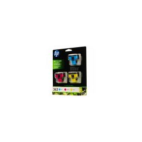 HP CB333EE 363 3 Renk Multipack Cyan-Magenta-Yellow Mavi-Kırmızı-Sarı Kartuş