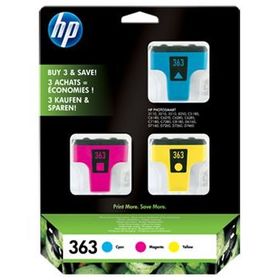 HP CB333EE 363 3 Renk Multipack Cyan-Magenta-Yellow Mavi-Kırmızı-Sarı Kartuş