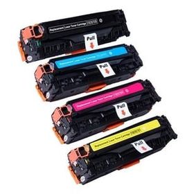 HP CB540A 540A 541A 542A 543A Muadil Toner Set
