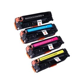 HP CB540A 540A 541A 542A 543A Muadil Toner Set