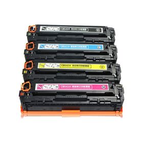 HP CB540A 540A 541A 542A 543A Muadil Toner Set