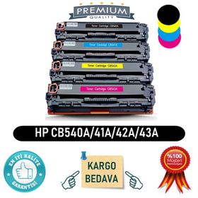 HP CB540A 541A 542A 543A TAKIM 25A 131A 128A CM131 Uyumlu Toner