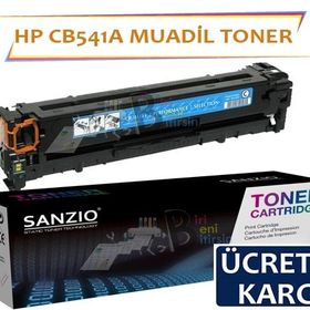 HP CB541A Mavi Muadil Toner
