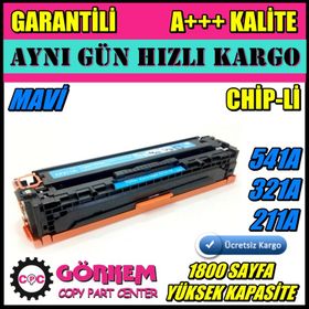 HP CB541A Mavi Muadil Toner