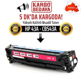 HP CB543A-CF213A-CE323A-CRG 731 (CB540A) Kırmızı Muadil Toner