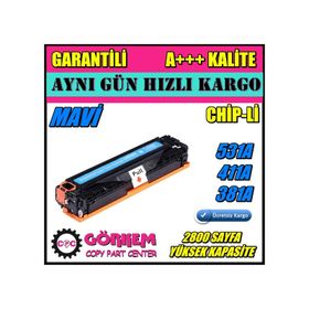 HP CC531A 304A Mavi Uyumlu Toner