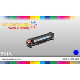 HP CC531A Mavi HP CM2320 23 Uyumlu Toner