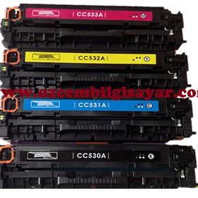 HP CC533A 304A Kırmızı CP2025 Muadil Toner