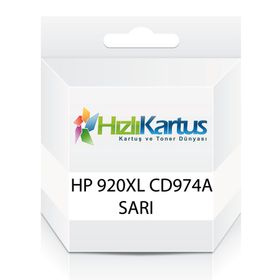 HP CD974A 920XL Sarı Yüksek Kapasite Muadil Kartuş