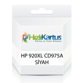 HP CD975A 920XL Siyah Yüksek Kapasite Muadil Kartuş
