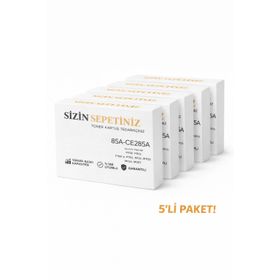 HP Ce 285A P1100 P1102W M1132 M1212 M1218 5'Li Paket Muadil Toner