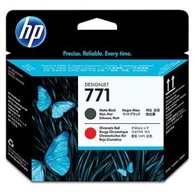 HP CE017A 771 Mat Siyah ve Kromatik Kırmızı Baskı Kafası